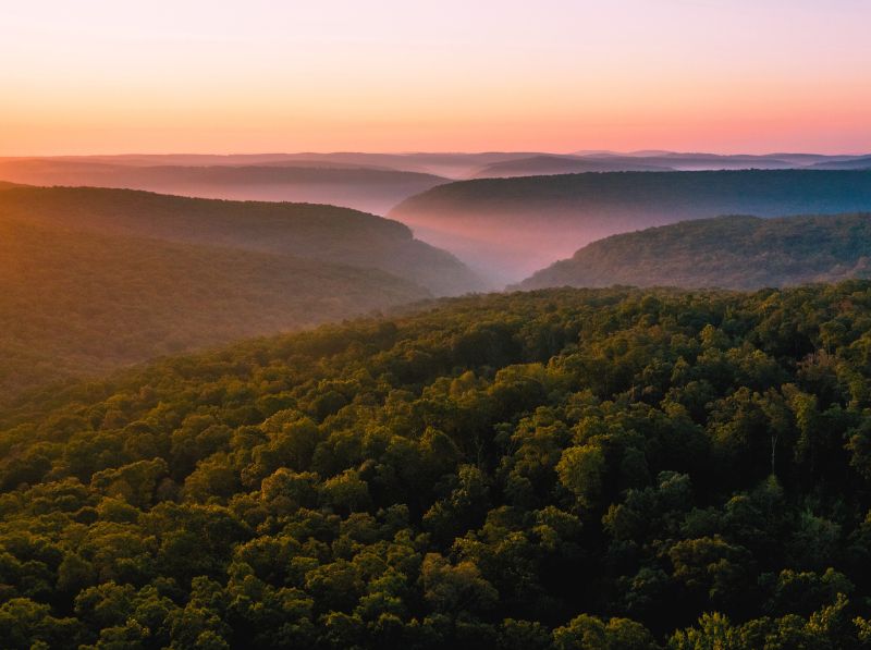 The supposedly demon-infested Devil's Hole in Boone County, Arkansas.
