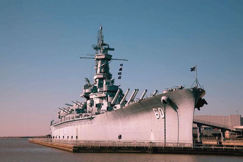 The USS Alabama, an iconic battleship docked in Mobile, is said to be haunted by the spirits of its former crew.