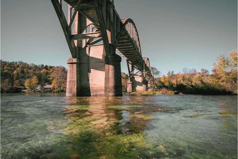 Cotter Bridge in Arkansas is known to be haunted.